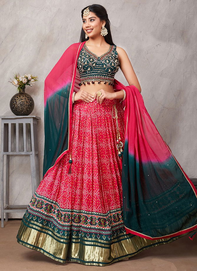 Ishanvi Ethnic Wear Wholesale Crape Lehenga Choli Collection